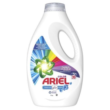ARIEL TOUCH OF LENOR COLOR Течен перилен препарат, 20 пранета.