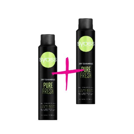  SYOSS PURE FRESH Сух шампоан за коса, 2бр x 200 мл.