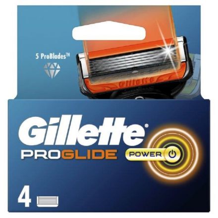 GILLETTE PROGLIDE POWER Ножчета за бръснене, 4 бр