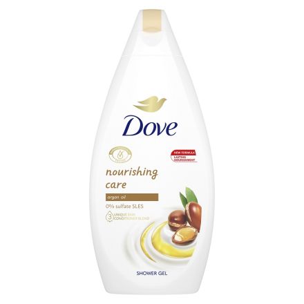 DOVE NOURISHING CARE Душ гел арганово масло, 450 мл