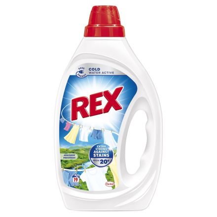 REX AMAZONIA FRESHNESS Течен перилен препарат, 19 пранета