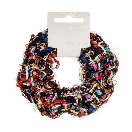 AVANTI Скунчи ластик шарен  черен нюанс , 1 бр