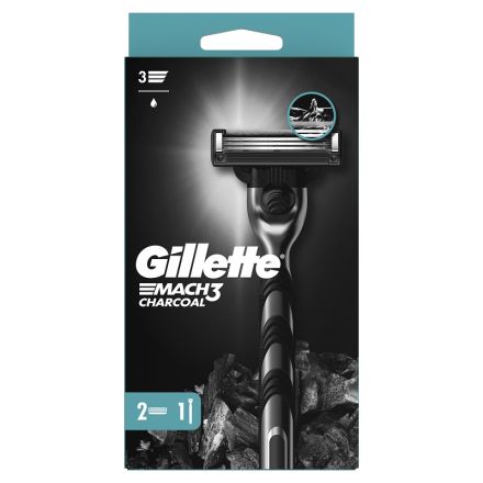 GILLETTE MACH 3 CHARCOAL Система за бръснене с 2 ножчета