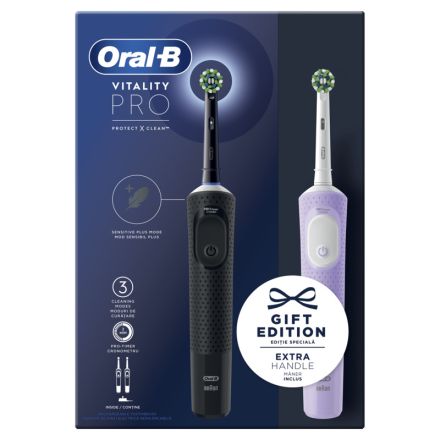 ORAL B VITALITY PRO Електрически четки за зъби, 2 бр.