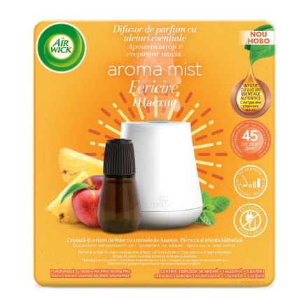 AIR WICK AROMA MIST Ароматизатор с етерични масла щастие