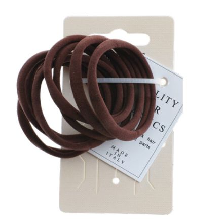 TRISA Ластици за коса кафяви