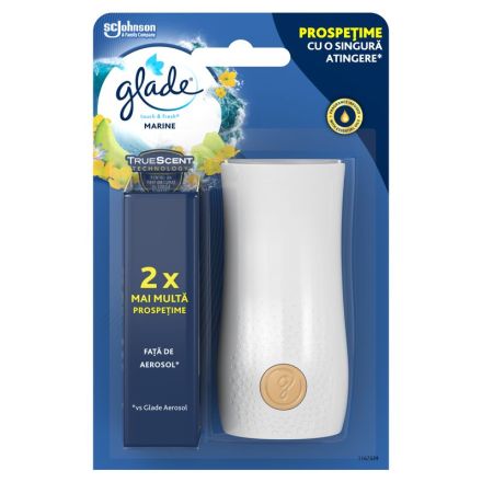 GLADE MARINE Микро спрей дозатор + пълнител, 10 мл.
