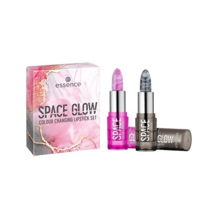 ESSENCE SPACE GLOW Комплект червило с променлив цвят