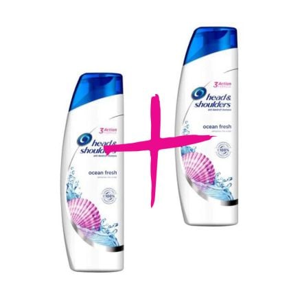 HEAD&SHOULDERS Шампоан за коса океан, 2бр x 360 мл.