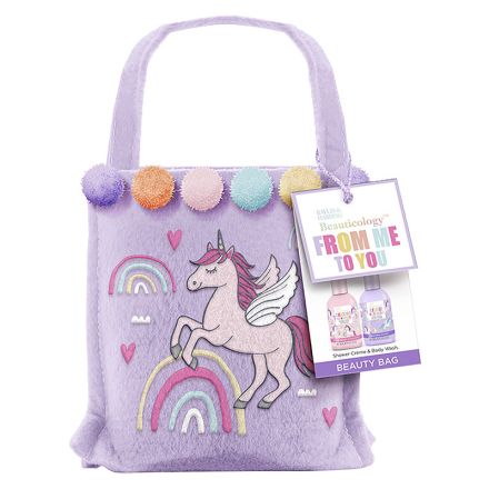 BAYLIS & HARDING BEAUTICOLOGY UNICORN Комплект Душ крем, 100 мл + Душ гел , 100 мл и чанта , 1 бр