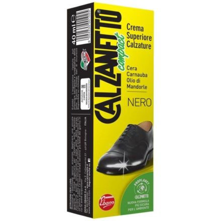 CALZANETTO Крем боя за обувки черна, туба 50 мл