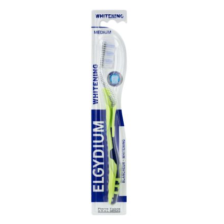 ELGYDIUM WHITENING Четка за зъби избелваща Medium, 1 бр
