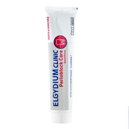 ELGYDIUM CLINIC PERIOBLOCK CARE Терапевтична паста за зъби за чувствителни венци, 75 мл
