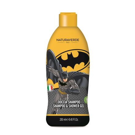 NATURAVERDE BATMAN Детски шампоан и душ гел 2в1, 250мл