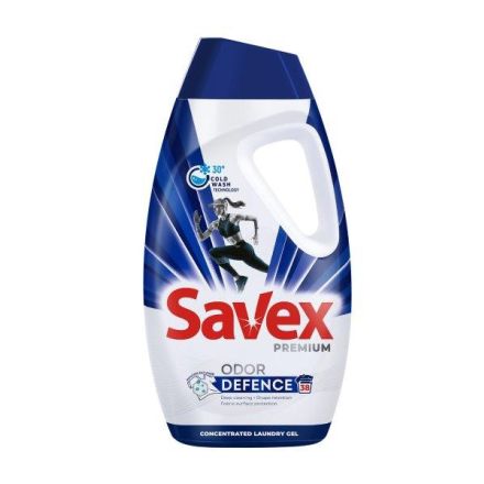 SAVEX PREMIUM ODOR Течен перилен препарат, 38 пранета