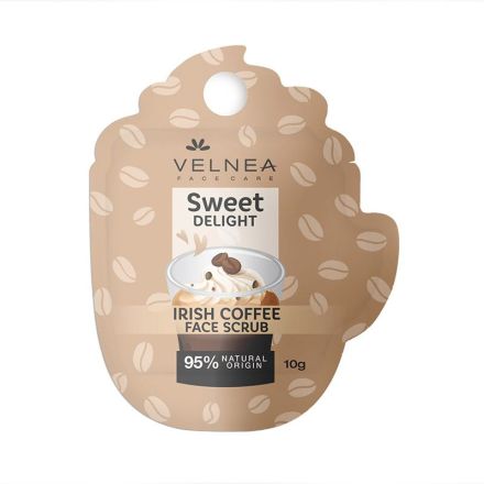 VELNEA SWEET DELIGHT Скраб за лице ирландско кафе ,10г