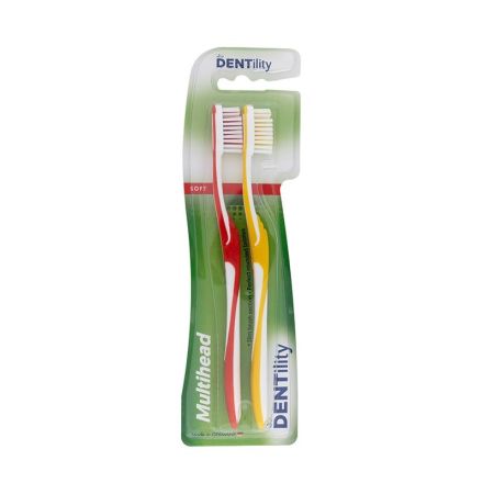 DENTILITY MULTIHEAD SOFT Четка за зъби , 2бр