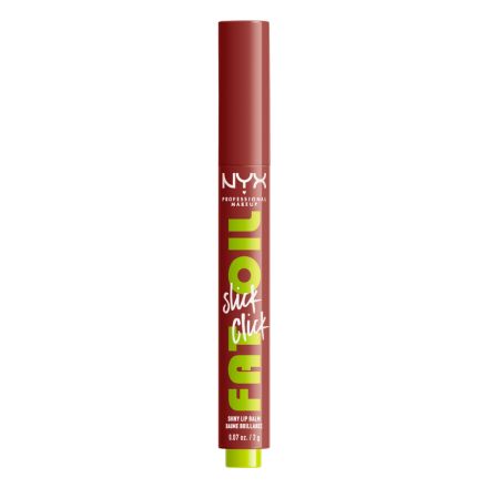 NYX PROFESSIONAL MAKEUP FAT OIL SLICK CLICK Балсам за устни 04 going viral