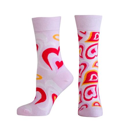 HAPPY FOOTTOPIA Чорапи памук сърца р-р  39-42 