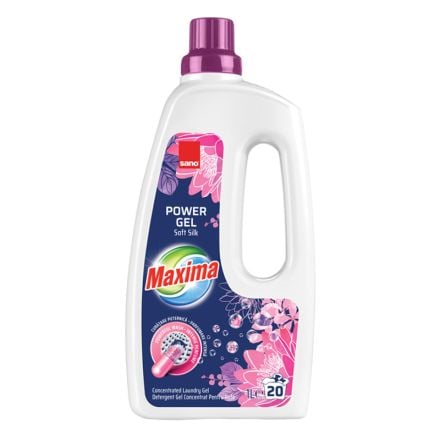 SANO MAXIMA SOFT SILK Гел за пране, 20 пранета, 1 литър