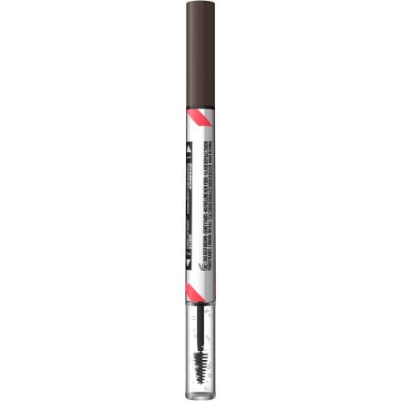 MAYBELLINE NEW YORK BUILD-A-BROW Молив за вежди и фиксиращ гел 2 в 1, 260 deep brown