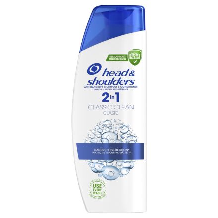 HEAD&SHOULDERS CLASSIC CLEAN Шампоан за коса с балсам 2 в 1, 330мл