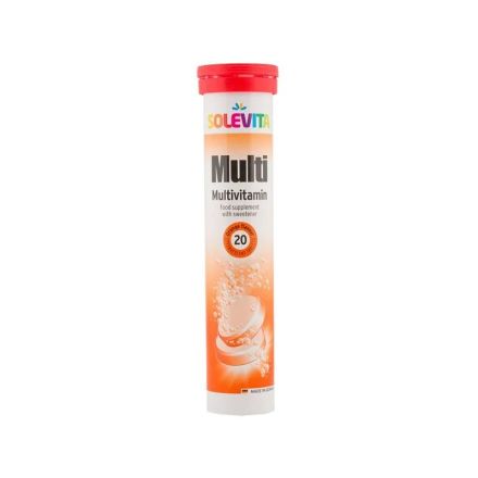SOLEVITA Ефервесцентни таблетки мултивитамин, 20 бр.