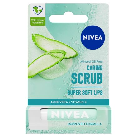 NIVEA ALOE Пилинг за устни 4,8гр