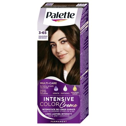 PALETTE INTENSIVE COLOR CREME Боя за коса 3-65 (W2) Dark chocolate 