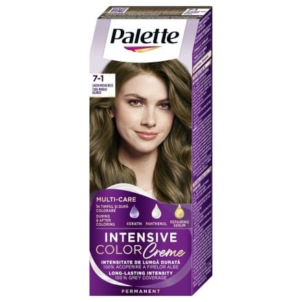 PALETTE INTENSIVE COLOR CREME Боя за коса 7-1 Cool Middle Blonde