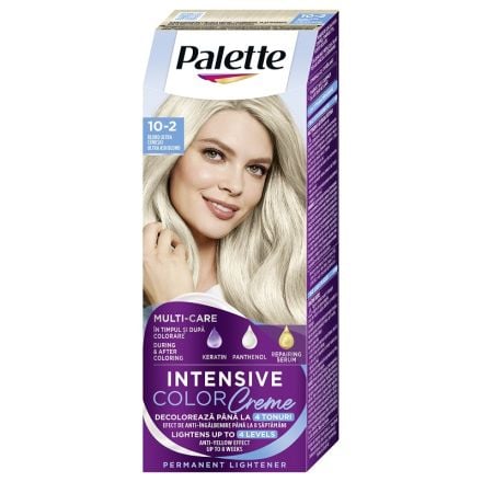 PALETTE INTENSIVE COLOR CREME Боя за коса 10-2 Ultra Ash Blonde 