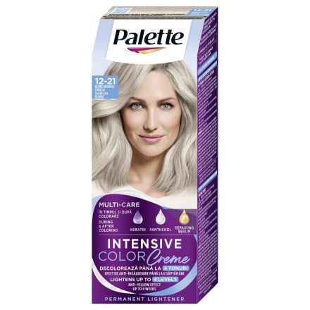PALETTE INTENSIVE COLOR CREME Боя за коса 12-21 Silver Ash Blond    