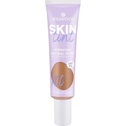ESSENCE SKIN TINT Хидратиращ фон дьо тен 100, SPF 30