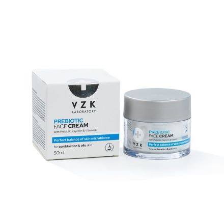 VZK PREBIOTIC Крем за лице за мазна и смесена кожа, 50 мл