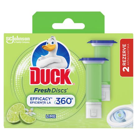 DUCK FRESH DISCS LIME Свежи дискове двоен пълнител , 2бр/ 36 мл