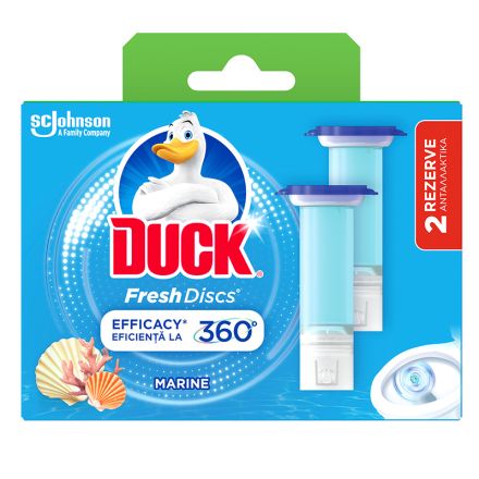 DUCK FRESH DISCS MARINE Свежи дискове двоен пълнител , 2бр/ 36 мл.