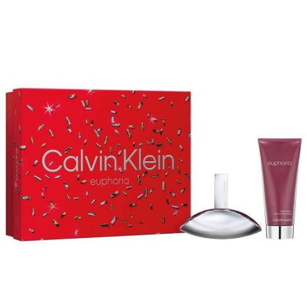 CALVIN KLEIN EUPHORIA Комплект дамска парфюмна вода 50мл + лосион 100 мл