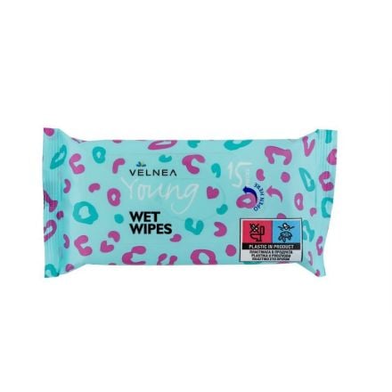 VELNEA YOUNG SOFT Мокри кърпички, 15 бр.