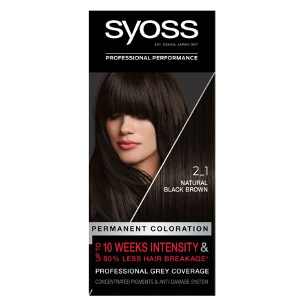 SYOSS COLOR Боя за коса 2-1 Natural Black Brown