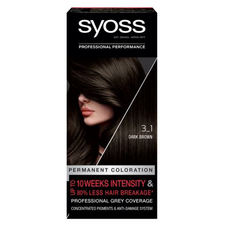 SYOSS COLOR Боя за коса  3-1 Dark Brown