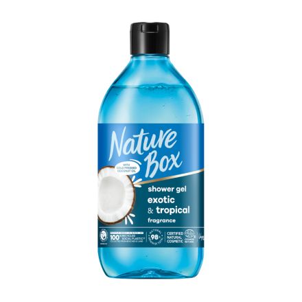 NATURE BOX COCONUT OIL Душ гел , 385 мл.