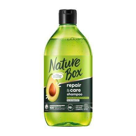 NATURE BOX AVOCADO OIL Шампоан за коса, 385мл.