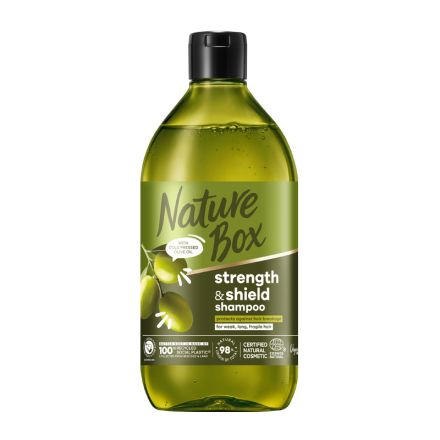 NATURE BOX OLIVE OIL Шампоан за коса , 385мл.