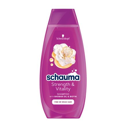 SCHAUMA STRENGHT&VITALITY Шампоан за коса, 400 мл.