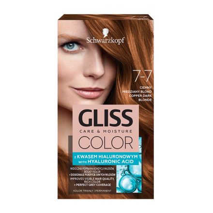 GLISS COLOR Боя за коса 7-7 Copper Dark Blonde 
