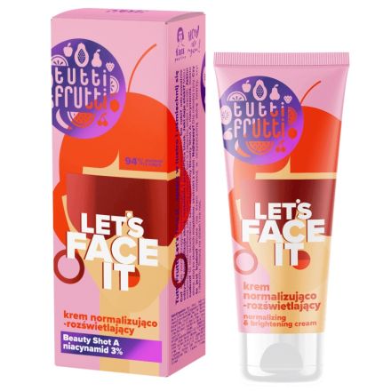FARMONA TUTTI FRUTTI LET'S FACE IT Озаряващ крем с ниацинамид   3% , 50 мл