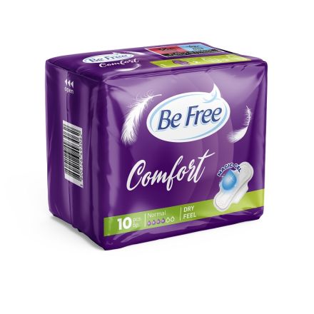 BE FREE COMFORT Дамски превръзки с копринено покритие, 10 бр