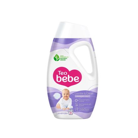 TEO BEBE GENTLE&CLEAN LAVENDER Течен перилен препарат, 21 пранета