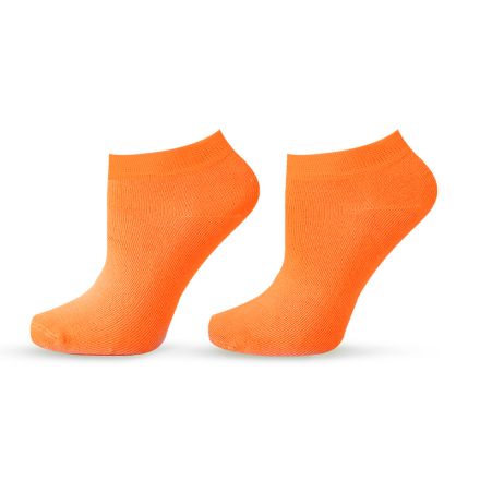 HAPPY FOOTTOPIA Чорапи къс конч бамбук оранжев, 35-38