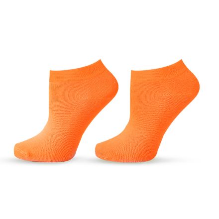 HAPPY FOOTTOPIA Чорапи къс конч бамбук оранжев, 39-42